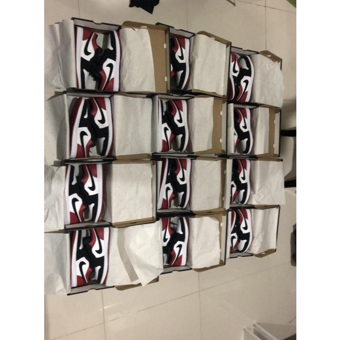 algifaruu - AIR JORDAN 1 LOW BLACK TOE ORIGINAL