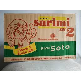 

Sarimi isi 2 Kuah Rasa Soto isi 24 pcs / KARTON