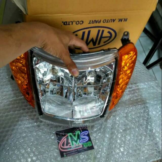 Lampu depan reflektor assy yamaha nouvo lele