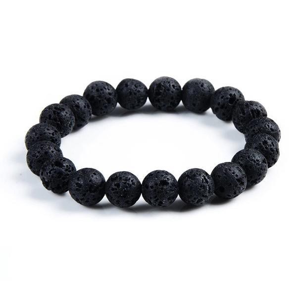 [Bayar di Tempat] GELANG LAVA STONE 8MM