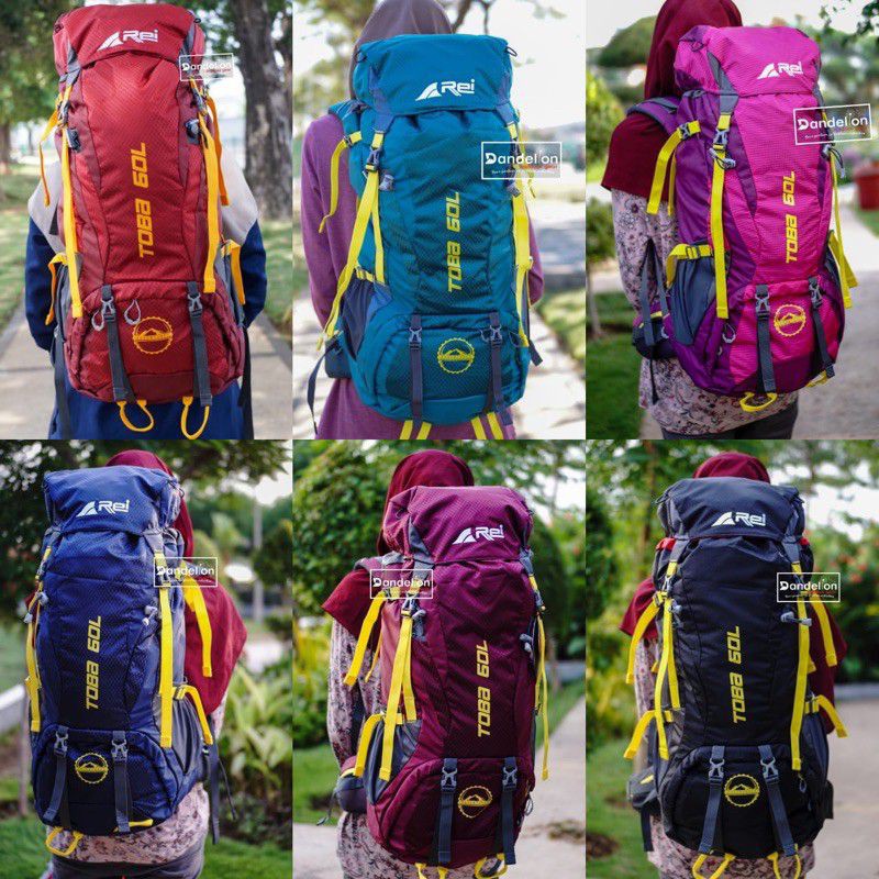 Tas Gunung Rei Toba 60L Tas Carrier Rei Toba 60L