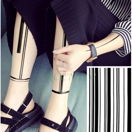 ⚡SALE⚡ HOT Product Desain garis gelang tribal temporary tattoo tato temporer fashion ❂37555♘ Desain 