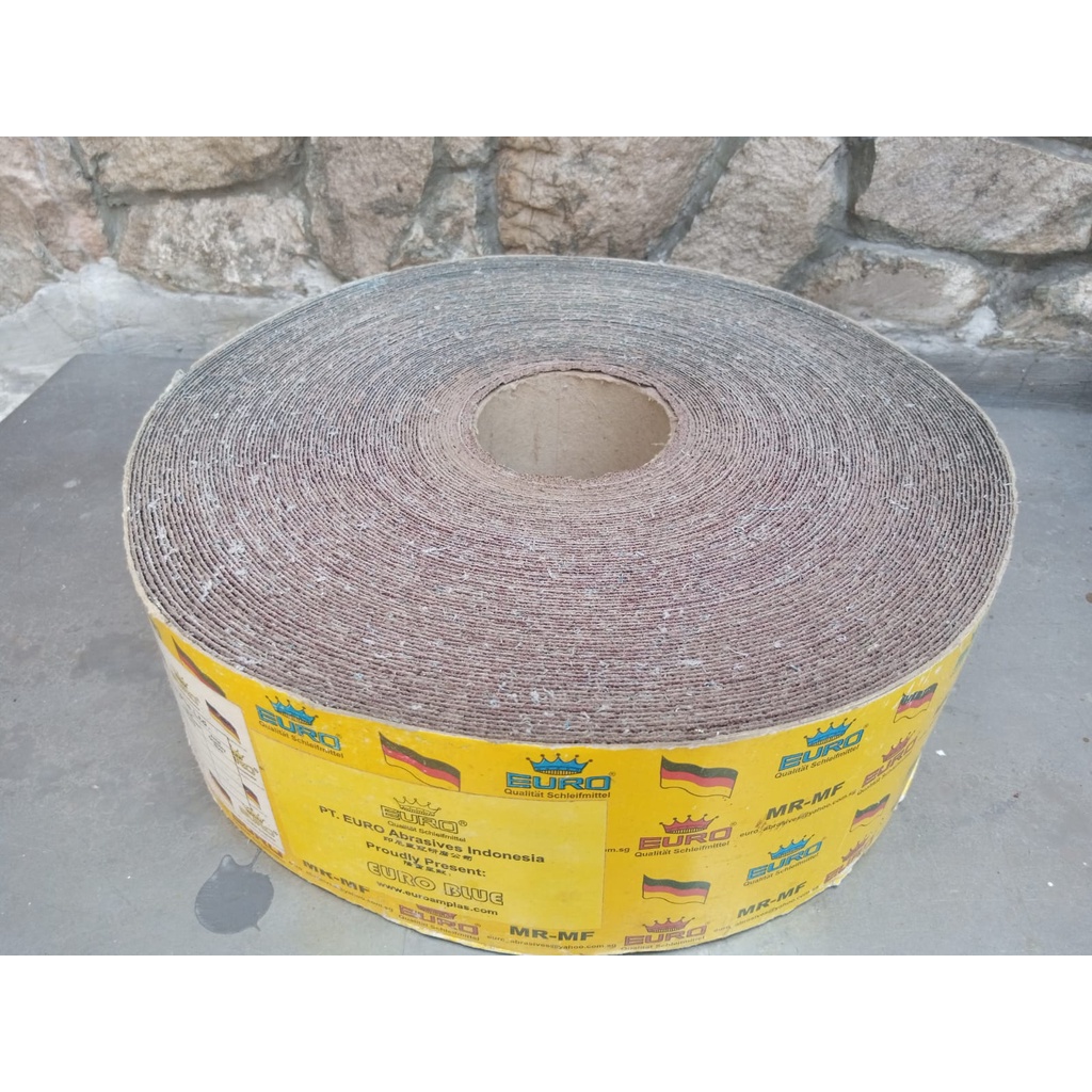 Amplas Roll meteran Euro Blue 45 Meter satu Roll Tahan panas