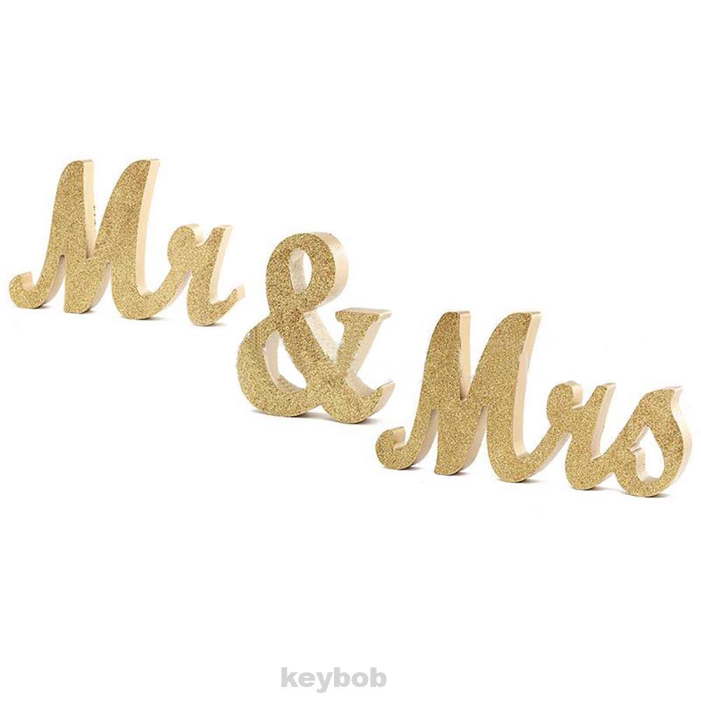 Anniversary Diy Mr And Mrs Gold Glitter Party Supplies Wedding