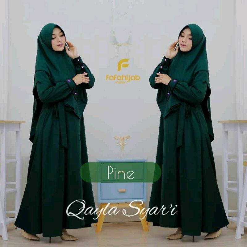 Qayla FafaHijab Gamis Set Khimar Syar'i Murah