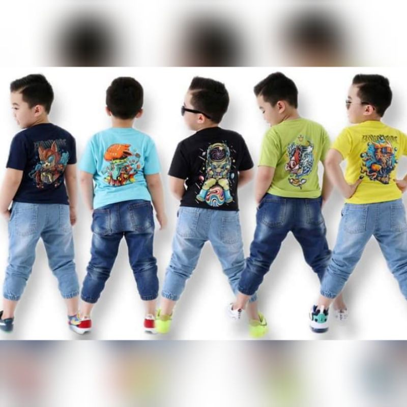 Celana Jogger Jeans Anak/Jogger Jeans Billionaire/Jogger Anak/Celana Anak Billionaire