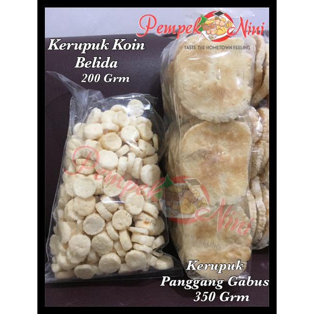 

(New Arrival!!) Kemplang/Kerupuk Koin/Dollar Ikan Belida Asli Palembang