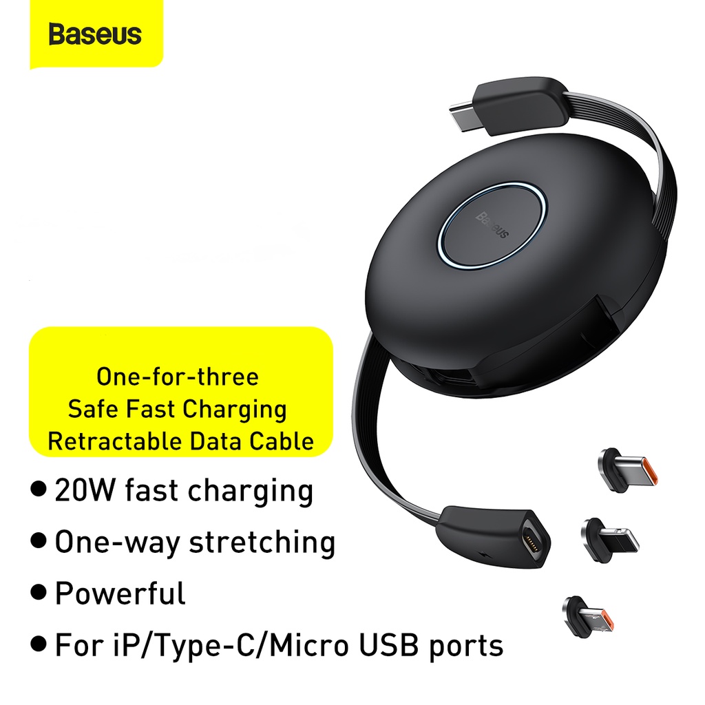 Baseus Kabel Data / Charger Micro Usb Tipe C 20W Fast Charging