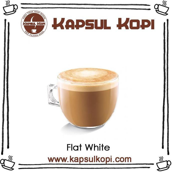 

KapsulKopi Flat White Nescafe Dolce Gusto Impor Coffee Capsule
