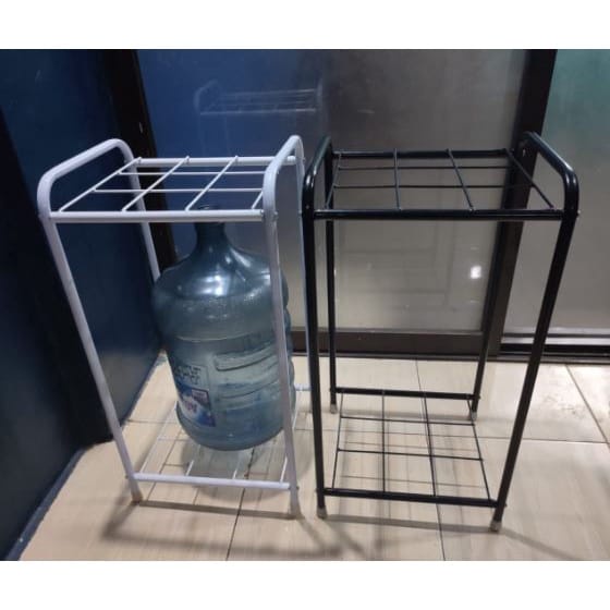 Rak Dispenser 2 Susun warna - Putih | Rak Galon Dispenser