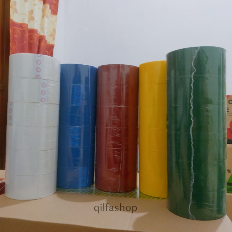 

Lakban Warna Warni Merk Daimaru 48mm x 90Yard Tebal Warna Warni