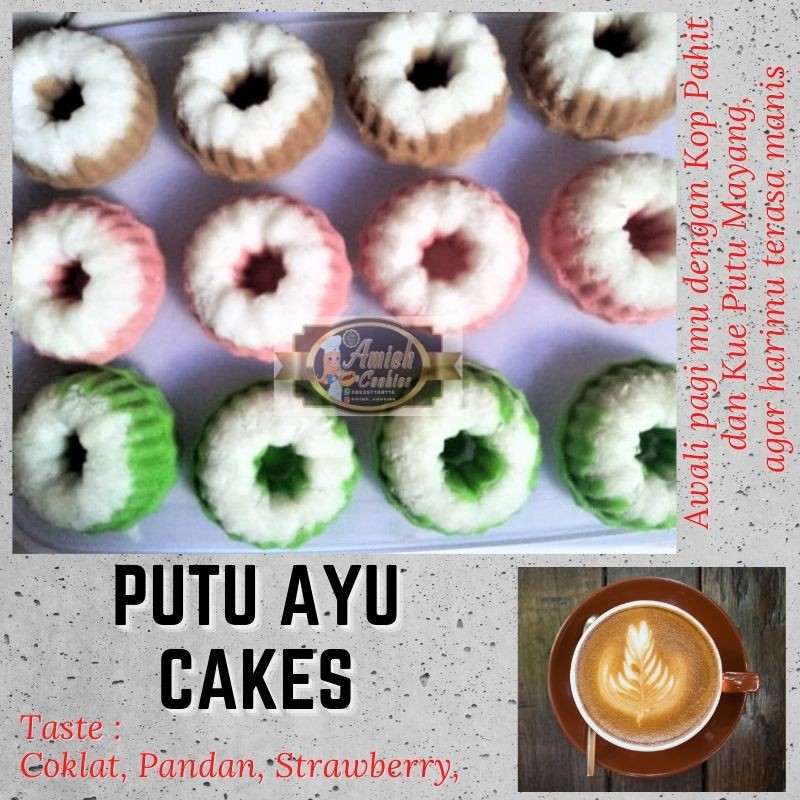 

Kue putu ayu / kue murah / kue pasar / Tradisional / Min. Order 12 Pcs