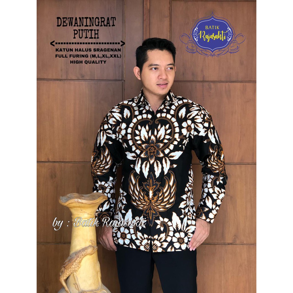 DEWANINGRAT PUTIH RAJASAKTI KEMEJA BATIK SOLO PRIA LENGAN PANJANG PENDEK LAPIS FURING ATASAN PREMIUM MODERN KATUN HALUS MADUKARA JIWATRENTEM MACAM KUJANG NAJMUDDIN ABRAR WIJAYA MANUK PRING 2 RAINBOW BABON GREY 2 BLUE INDAH JOKOWIRYO PRASADO MERAK MANIZE