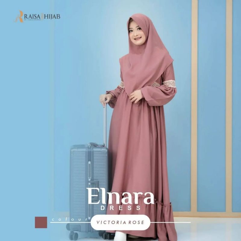 ELNARA SYARI UKURAN M - L - XL - XXL GAMIS SET SYARI GAMIS JUMBO BUSUI DRESS MURAH GAMIS SYAR'I PLUS KHIMAR KONDANGAN GAMIS RENDA GAMIS KEKINIAN GAMIS REMAJA GAMIS TERBARU BAJU GAMIS WANITA FASHION MUSLIM BAJU LEBARAN DRESS WANITA TERMURAH