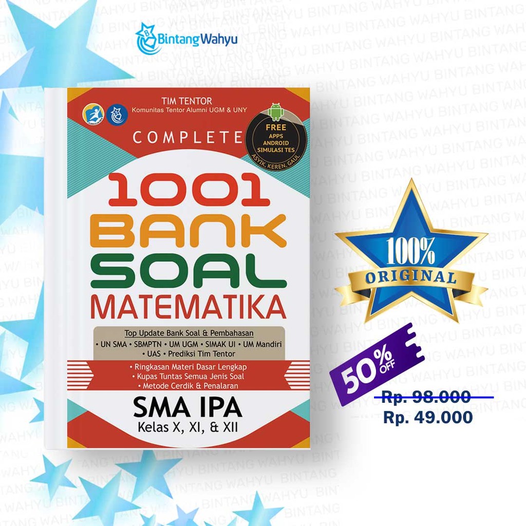 Complete 1001 Bank Soal Matematika SMA Kelas X XI XII 