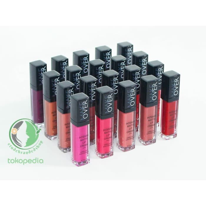 Limited Edition (Color 1 - 20) Make Over Intense Matte Lipcream / Makeover Lip Cream Unik