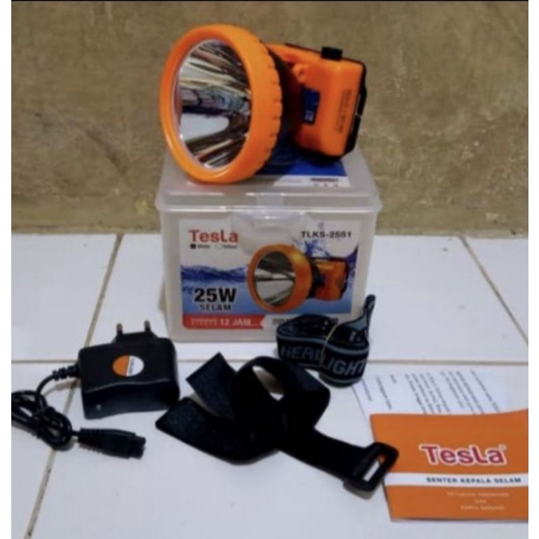 Senter Kepala Selam 25 Watt TESLA TLKS-2551