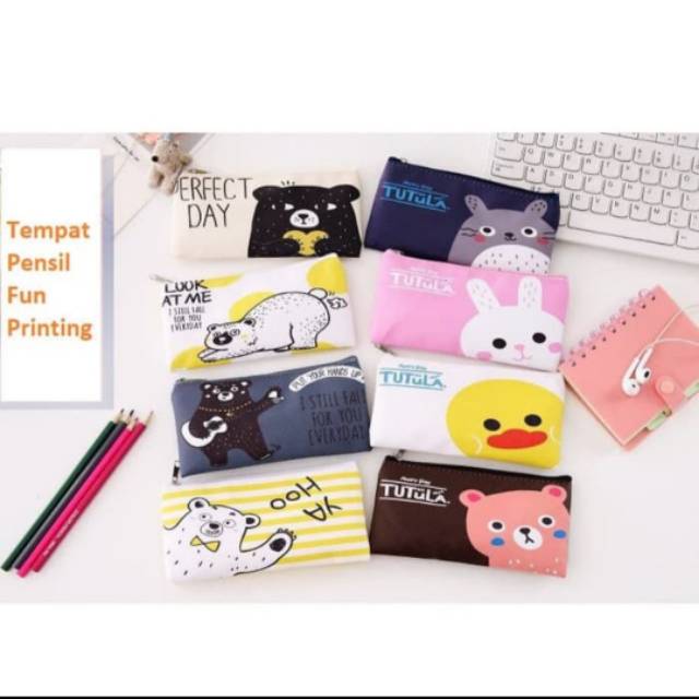 

Tempat Pensil Fun Printing 8 Design Pencil Case TP0056 [BERKAH]