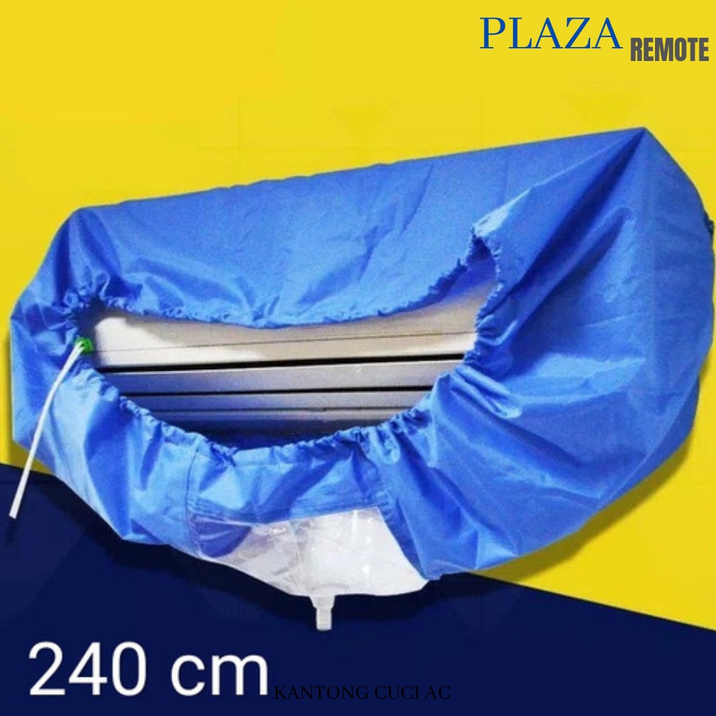 COVER PLASTIK CUCI AC CLEANING COVER SPLIT INVERTER UKURAN0.5 - 1,5 PK 320 CM