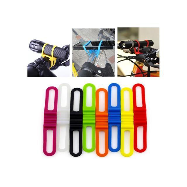 Silicone Strap Bike Bracket Mount Holder for Flashlight - AB-2962