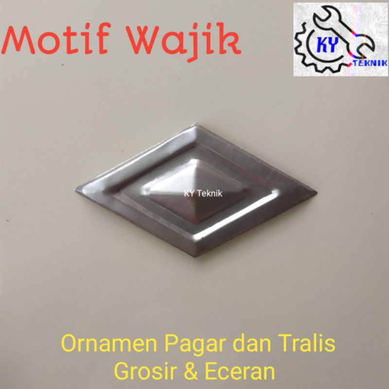 Ornamen Pagar Besi Motif Wajir Besar Harga Terjangkau-Pagar Rumah-Dekorasi Rumah
