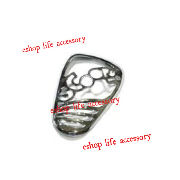 JUAL Stoplamp garnish Aksesoris Honda scoopy karbu chrom cover lampu