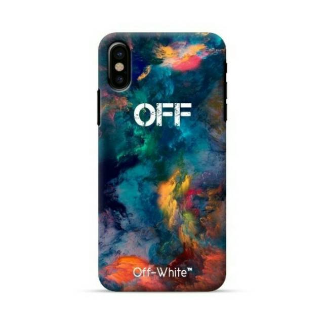 Off white colour case iPhone x 6 7 8 Samsung s9 s8 s6 a6