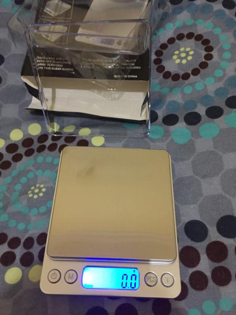 Timbangan Dapur Mini Digital Platform Scale 1kg 0.1g - I2000