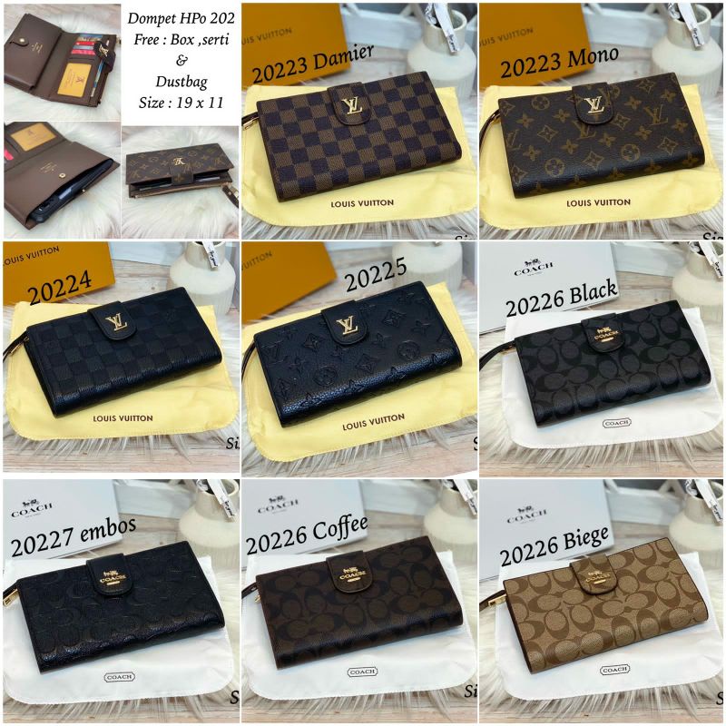 Dompet lipat  Hpo Import,kode 202 FREE Box