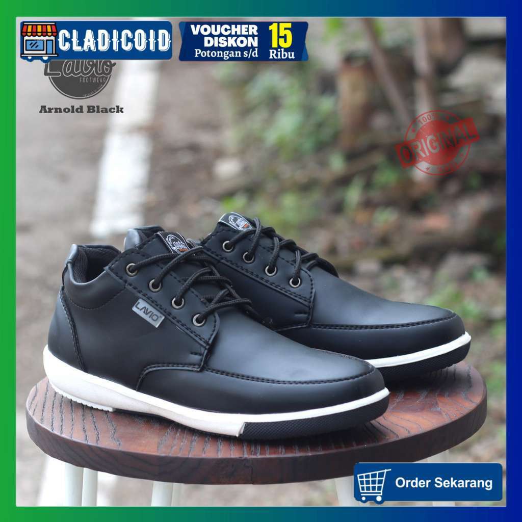 SEPATU PRIA CASUAL SANTAI KERJA LAVIO ORIGINAL ARNOLD SNEAKERS KEREN ANAK MUDA MODEL TRENDI STYLISH