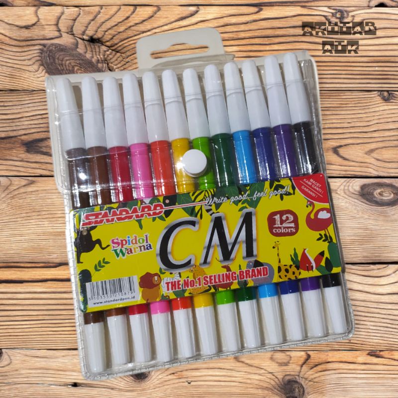 

Spidol 12 Warna Standard CM12 ( Spidol Isi 12 pcs Warna Warni )