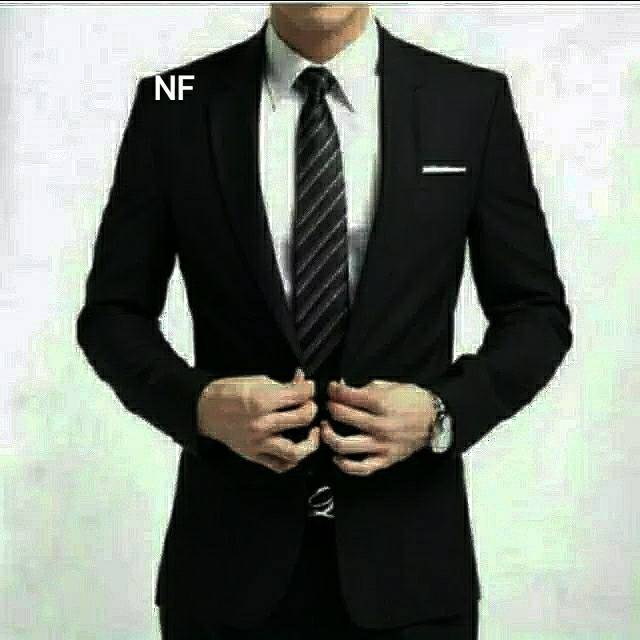 Jas Hitam List Putih/Jas Untuk Wedding