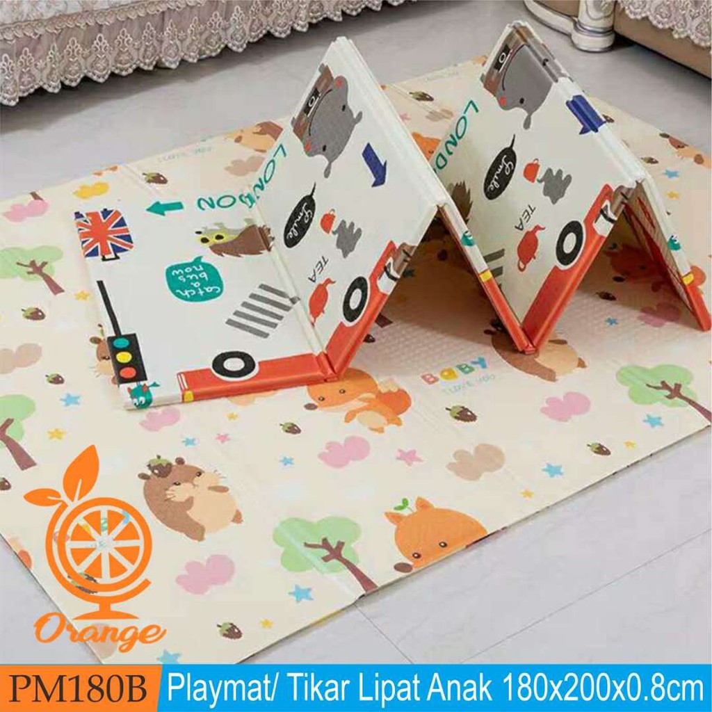 Playmat Premium Anak Bayi Lipat - MOTIF RANDOM