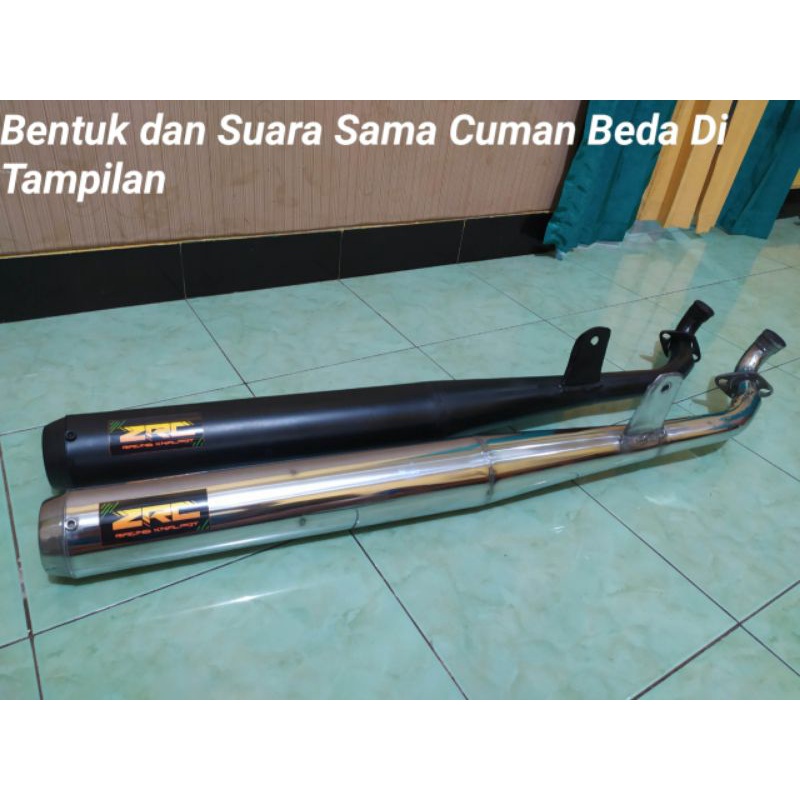 KNALPOT YAMAHA ALFA MODEL BAMBU SUARA GARING GEMERINCING-2