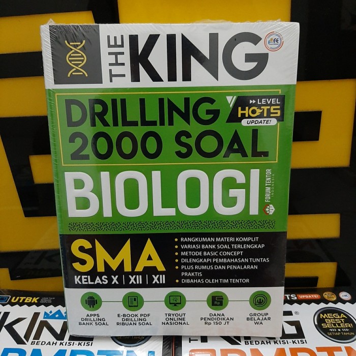 

❤BISA COD❤ BUKU THE KING DRILLING 2000 SOAL BIOLOGI SMA KLAS X,XI,XII