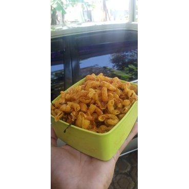 

makaroni cikruh bumbu kirca pedas daun jeruk