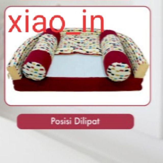 Chintaka TCK2342 Kasur bayi lipat oval bumper seri sailor-Krem-Marun