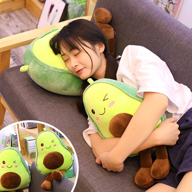 Bantal Boneka Bentuk Buah Alpukat Bahan Plush/Bantal  buah alpukat jumbo/alpukat segar