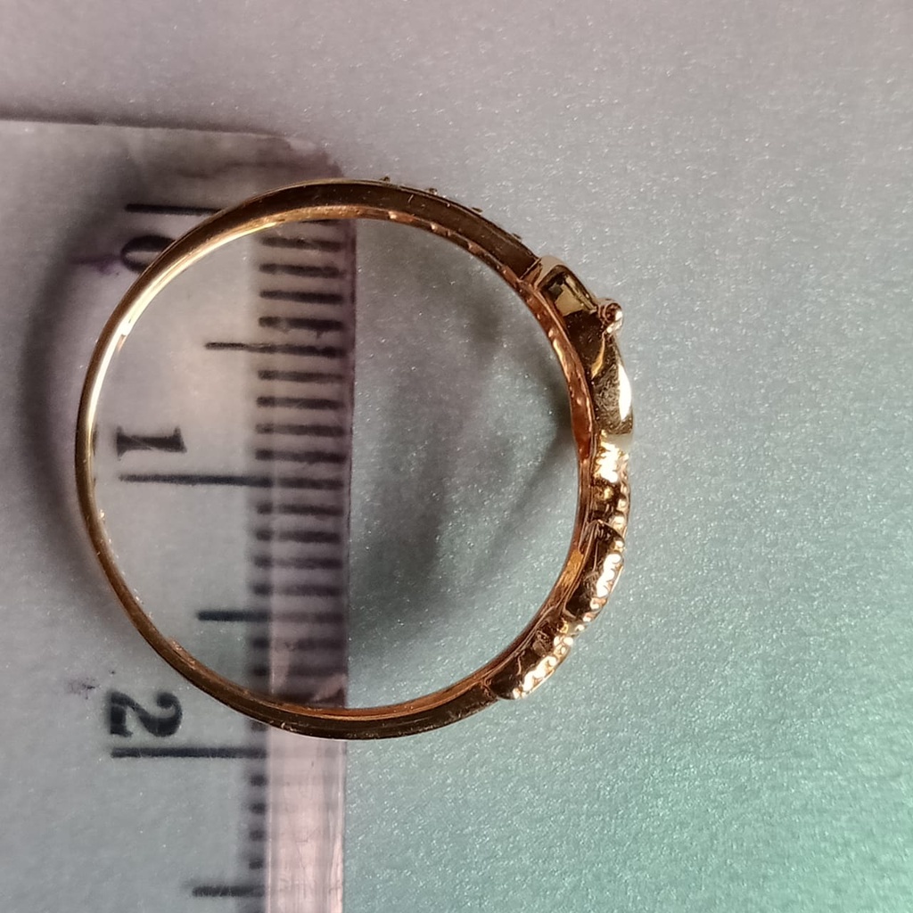 Cincin Emas 17K - 1.85 gr Kadar 750 - 360