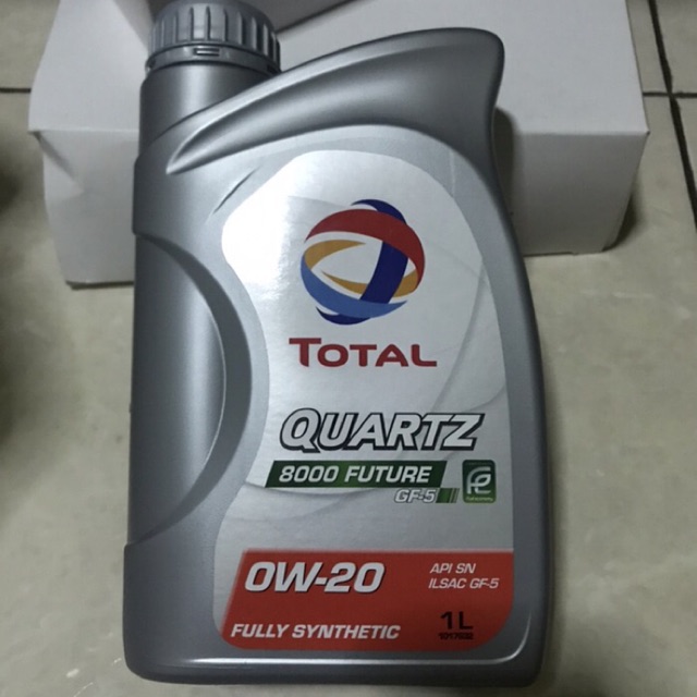 OLI TOTAL QUARTZ 8000 SAE 0W-20 FULLY SYNTHETIC API SN ISI 1 LITER