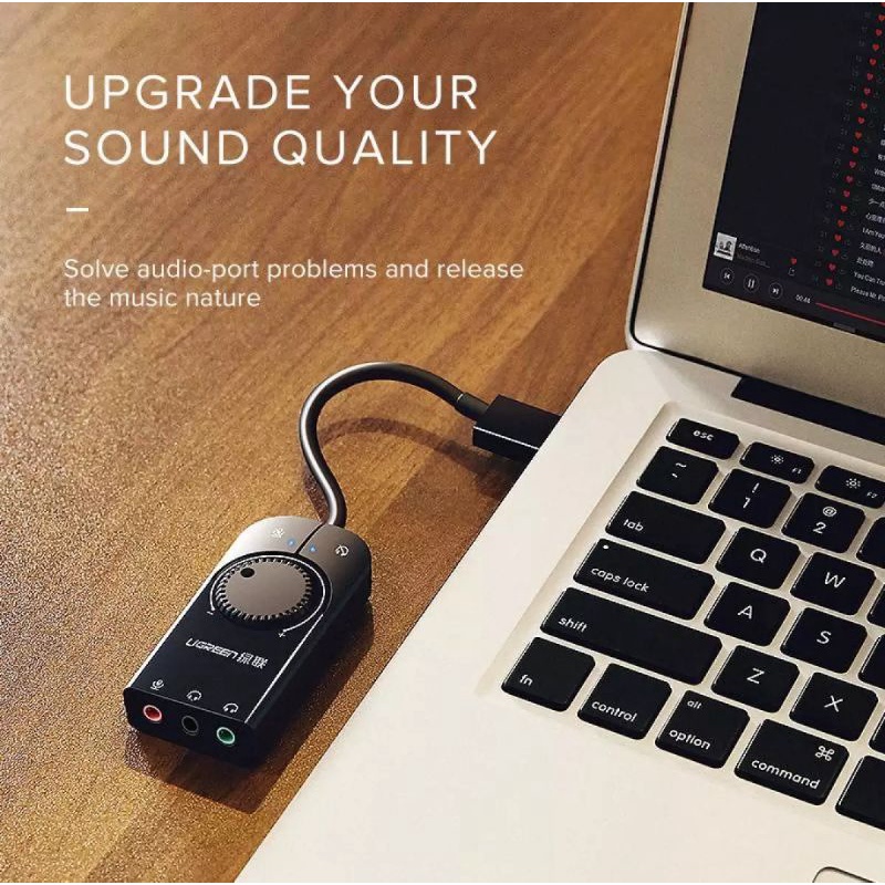 Ugreen Sound Card External USB to Jack 3.5mm