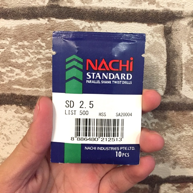 Mata Bor Besi 2.5 mm Nachi