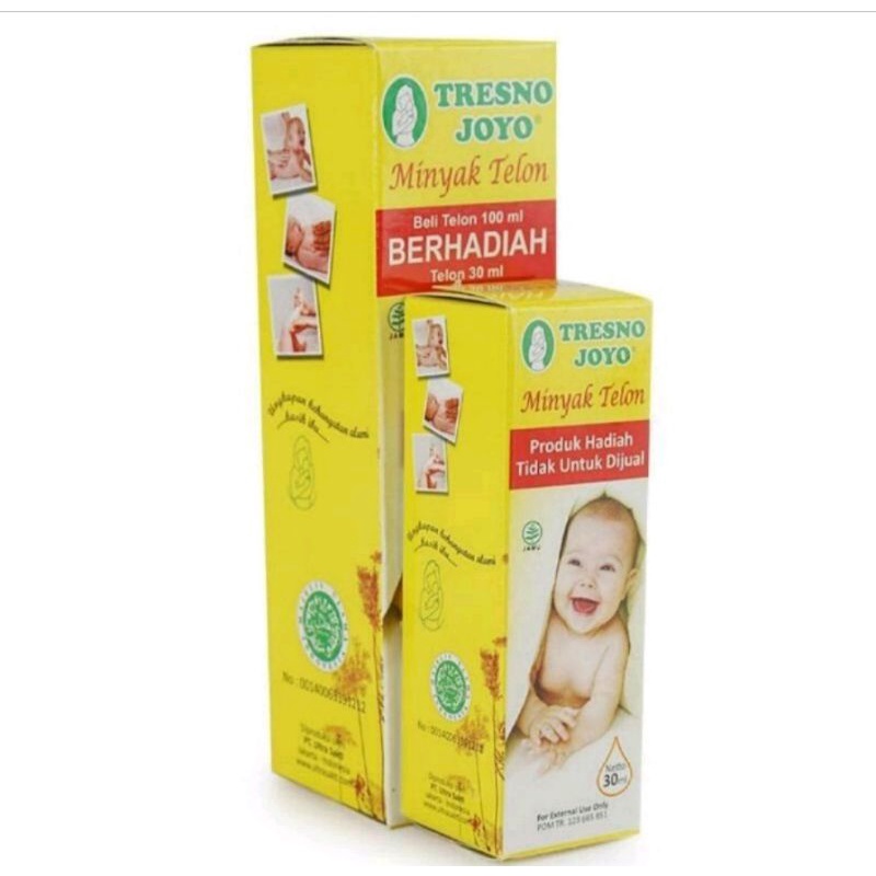 Tresno Joyo Minyak Telon Bayi Isi 100ml Free 30ml