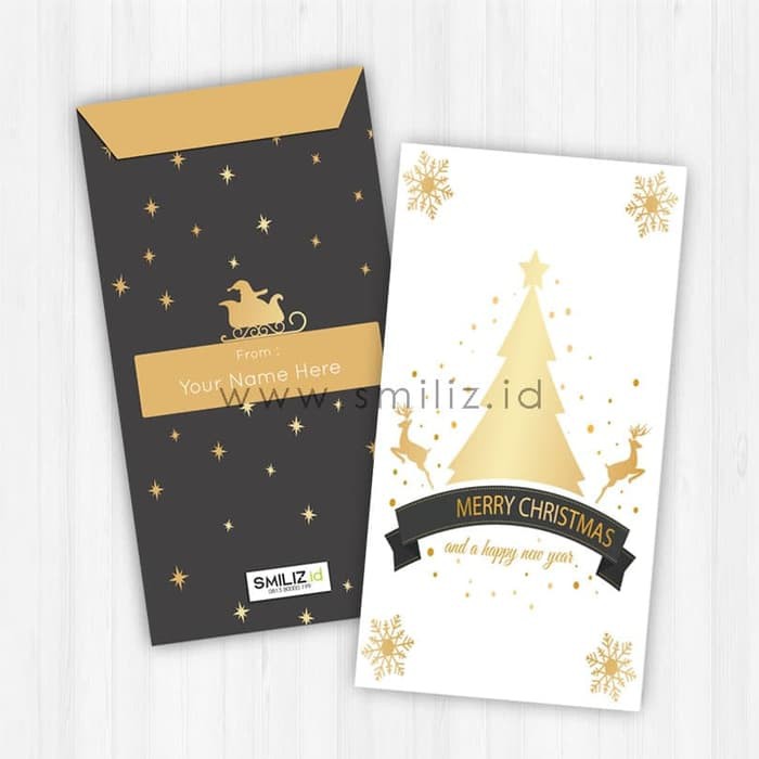 

Amplop Natal Premium Custom / Christmas Envelope - Cute Santa
