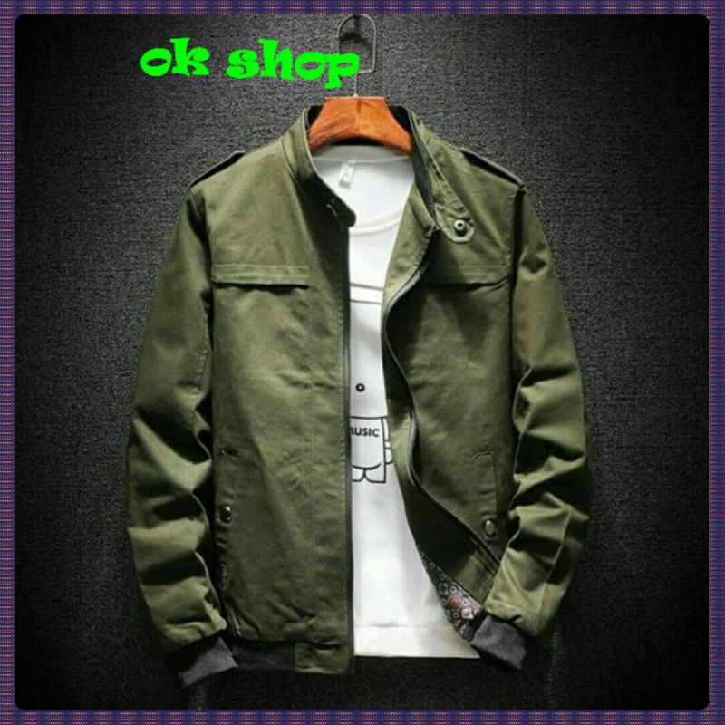 jaket pria terbaru bahan cotton driil