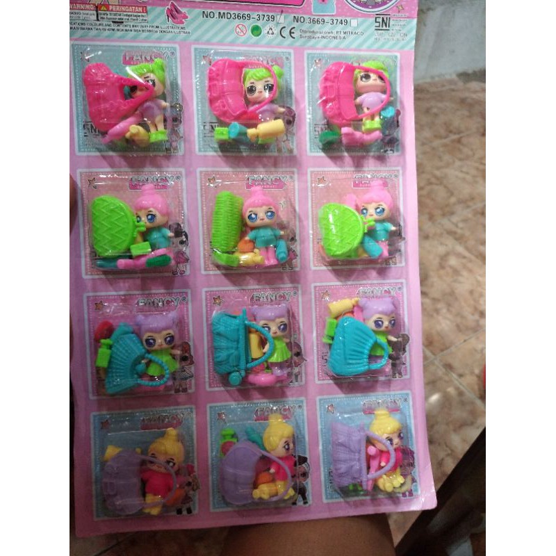 Boneka LoL fancy Surprise set perawatan rambut