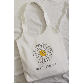 NEW Totebag Vintage Populer Tas Tote BIG-Daisy