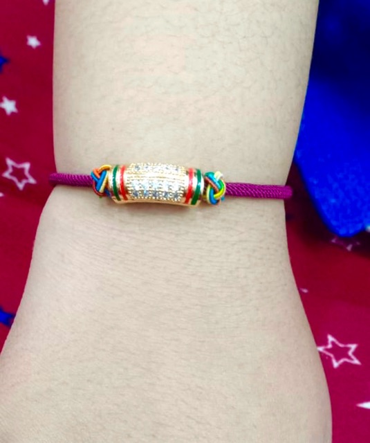 Gelang tangan wanita/ gelang rajut/ gelang lapis emas