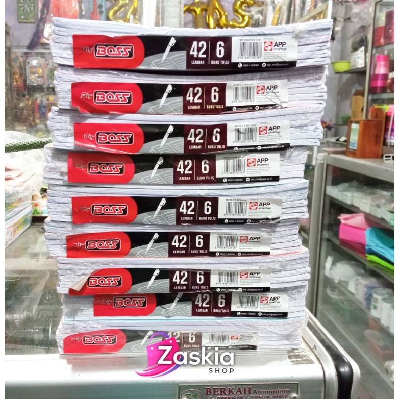 

Buku tulis Big Boss / Bigboss 1 pack 6pcs