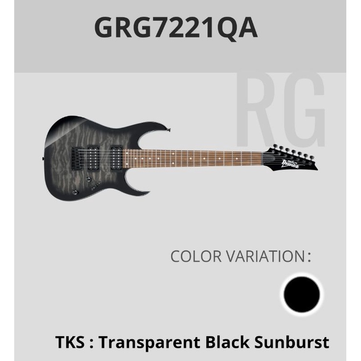 GITAR IBANEZ GRG7221QA TKS 7 STRINGS